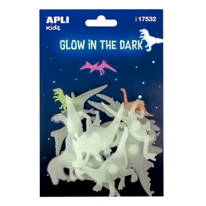 Fluoreszierende Aufkleber – Dinosaurier, 9 Stück - Tublu.de
