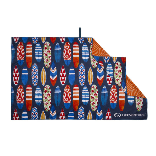 Schnelltrocknendes Handtuch SoftFibre Recycled – Surfboards 150 x 90 cm