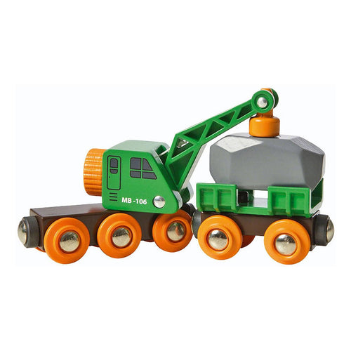 Eisenbahn-Kranwagen