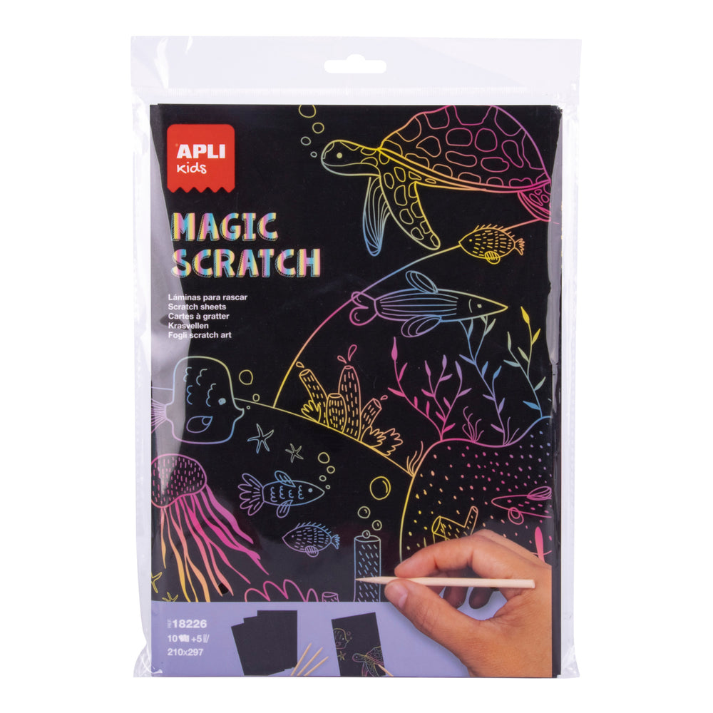 Rubbelbild-Set – Magic Scratch A4 - Tublu.de
