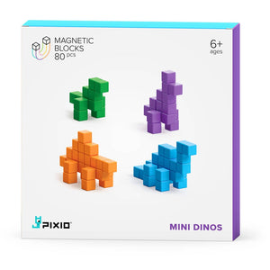 Magnetische Bausteine Mini Dinosaurier