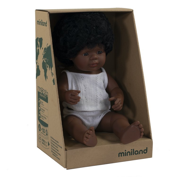 Puppe Mädchen – Afroamerikanerin 38 cm