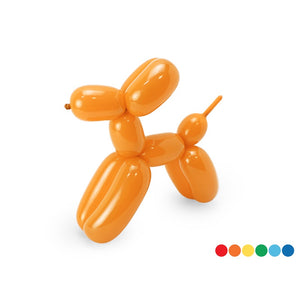 Modellierballons 130 cm – Rainbow Mix mit Pumpe