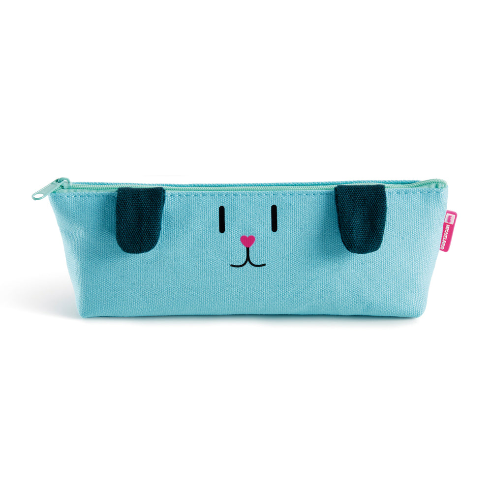 Federmäppchen mit Ohren – Blau