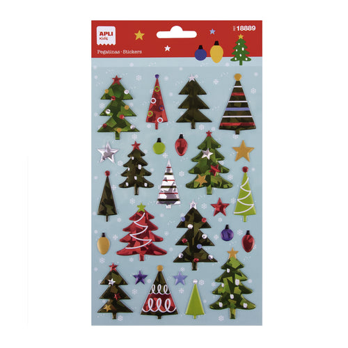 Weihnachtsaufkleber – Weihnachtsbäume - Tublu.de