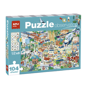 Beobachtungspuzzle – Stadt 104 Teile 5+ - Tublu.de