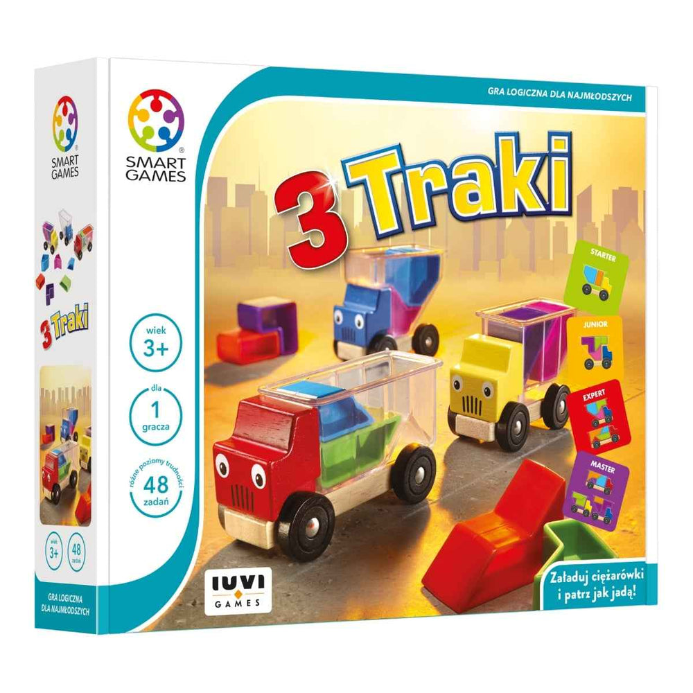 Gra logiczna Smart Games - 3 Traki