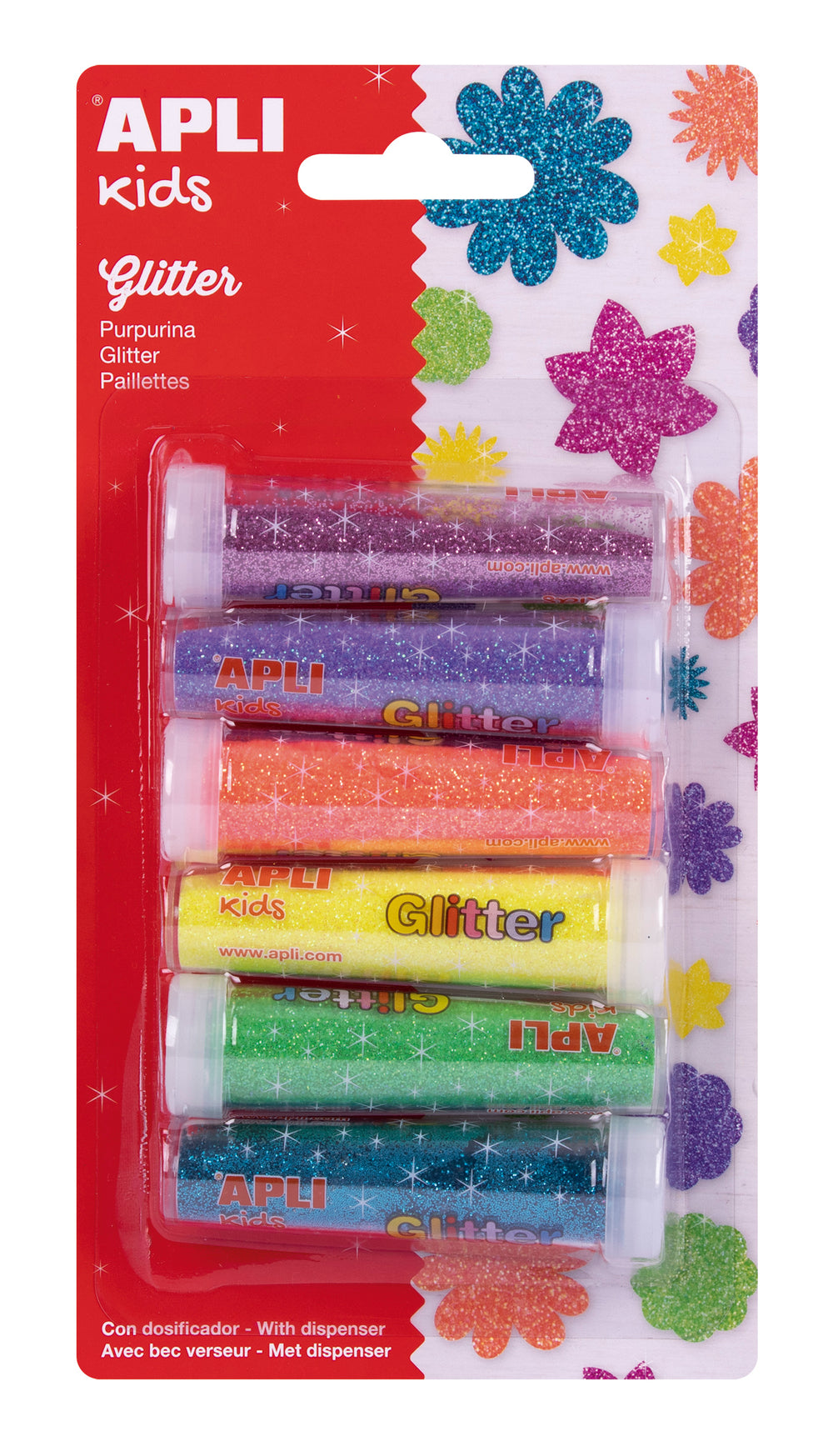 Glitzer in einem Glas – 6 Farben - Tublu.de