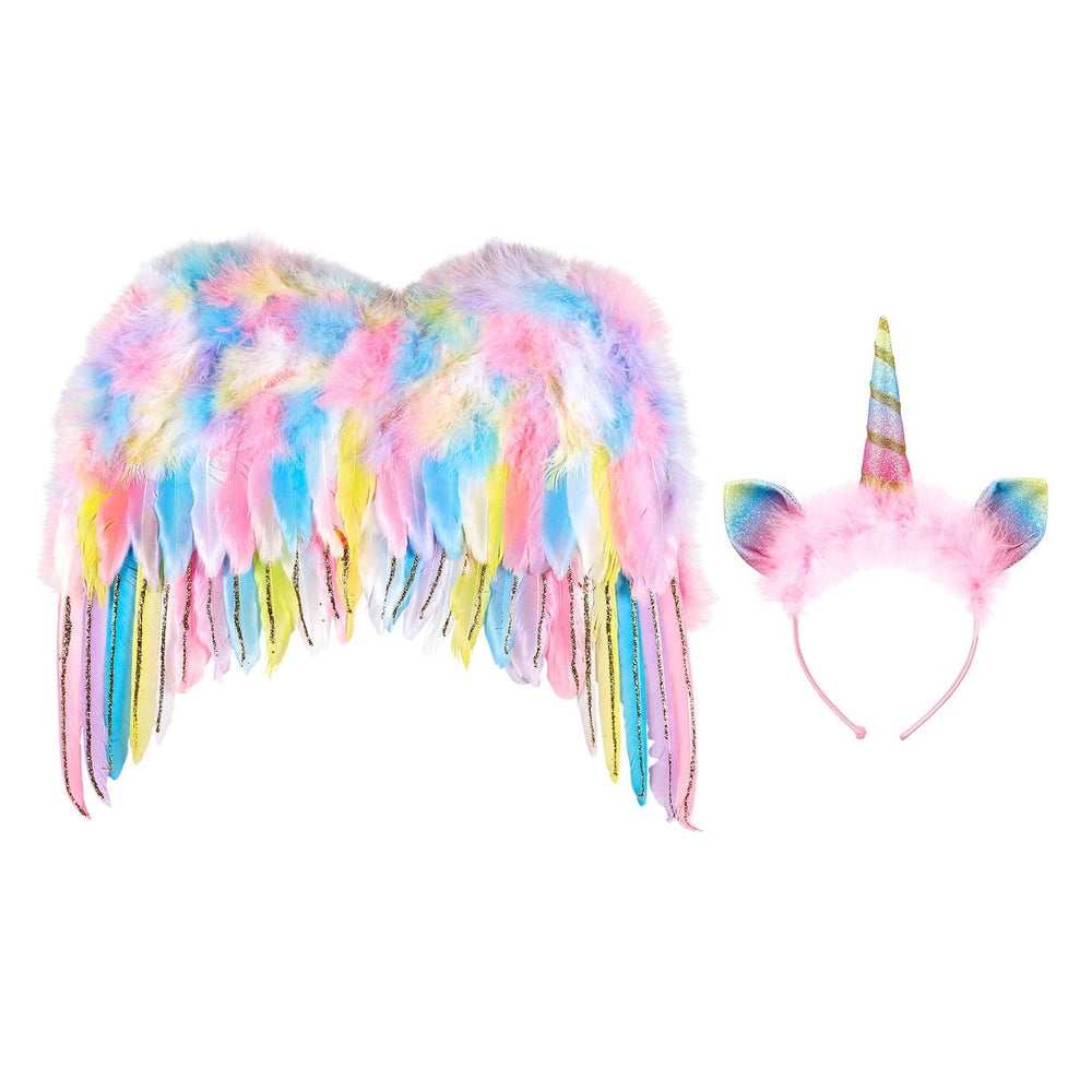 Kostüm - Einhornflügel und Stirnband