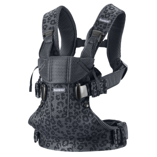 Babytrage ONE AIR 3D Mesh – Anthrazit/Leopard