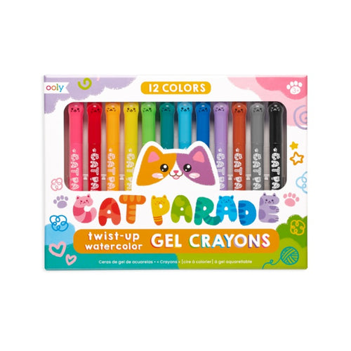 Aquarell-Gelstifte, 12er-Set – Katzenparade