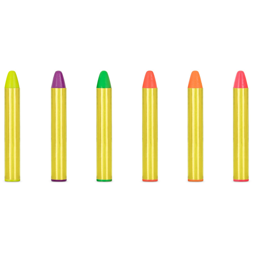 Gesichtsmalstifte, 6 Stück – Neonfarben