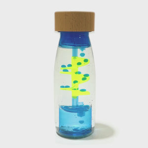 Zweiphasen-Sinnesflasche MOVE SPIRALA – Blau