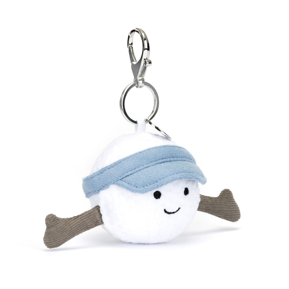 Schlüsselanhänger – fröhlicher Golfball 12 cm - Tublu.de