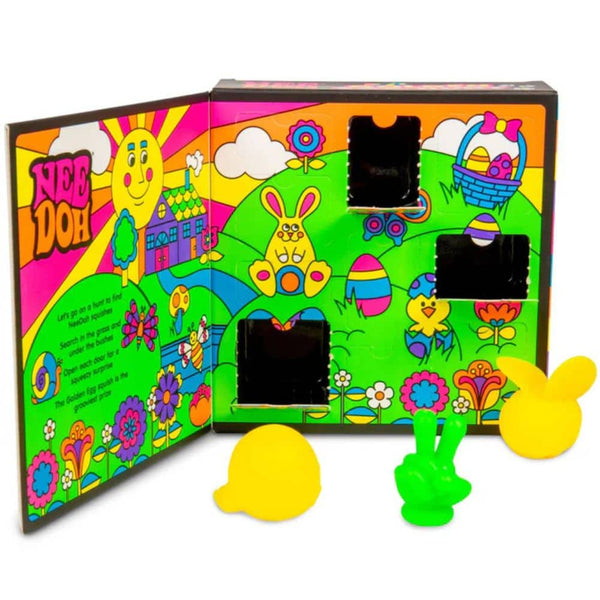 Sensorische Ostereier - Needoh Golden Egg Hunt in bunter Verpackung mit spielerischen Motiven