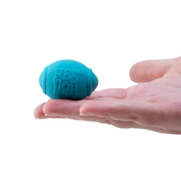 Sensorischer Knete - Hot Shots Teenie Needoh Multi-Pack in Form eines blauen Footballs zum Stressabbau