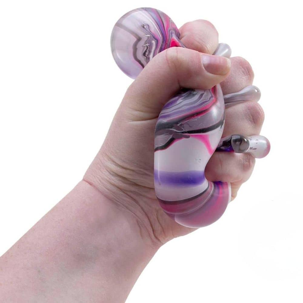 Sensorischer Stressball – Nice Cube Swirl Needoh in buntem Design für entspannende Handübungen