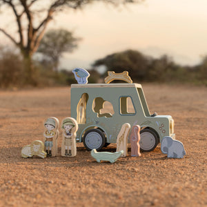 Sortier-Steckauto - Safari Friends