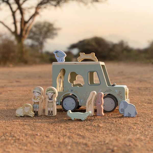 Sortier-Steckauto - Safari Friends