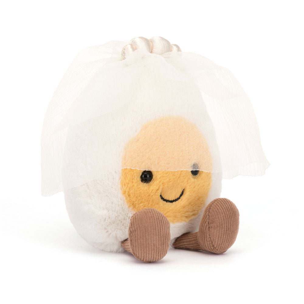 Jellycat Küken Plüschtier mit lächelndem Gesicht und zarter Schleife, ideal zum Kuscheln