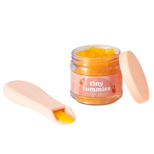 Tiny Harlow Puppen Füttern Lernspielzeug mit Pfirsichgel und praktischem Löffel im Set