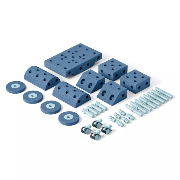 Kreative Bausteine zur Förderung der Grobmotorik Dreamer Set – blau 25 in 1 - Tublu.de