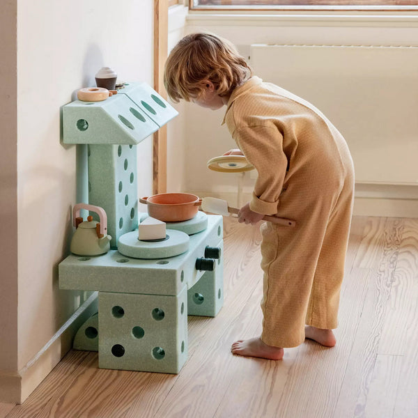 Kreative Bausteine zur Förderung der Grobmotorik Dreamer Set – blau 25 in 1 - Tublu.de