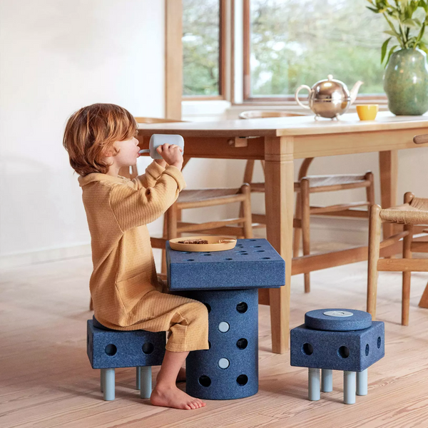 Kreative Bausteine zur Förderung der Grobmotorik Dreamer Set – blau 25 in 1 - Tublu.de