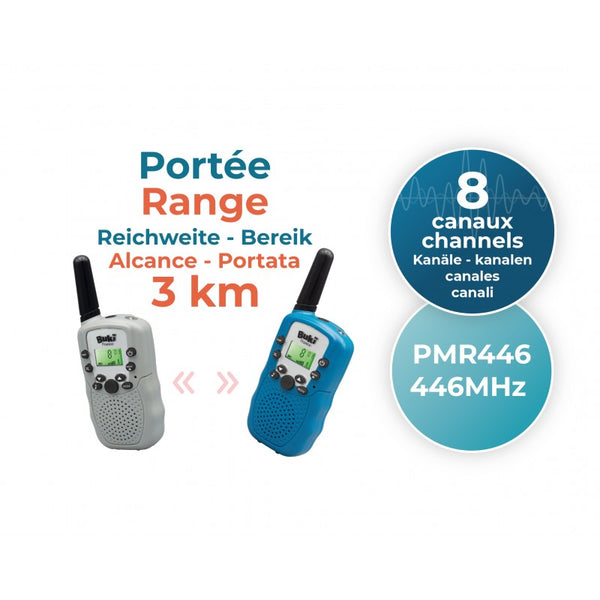 Walkie-Talkie für Kinder - Reichweite 3 km