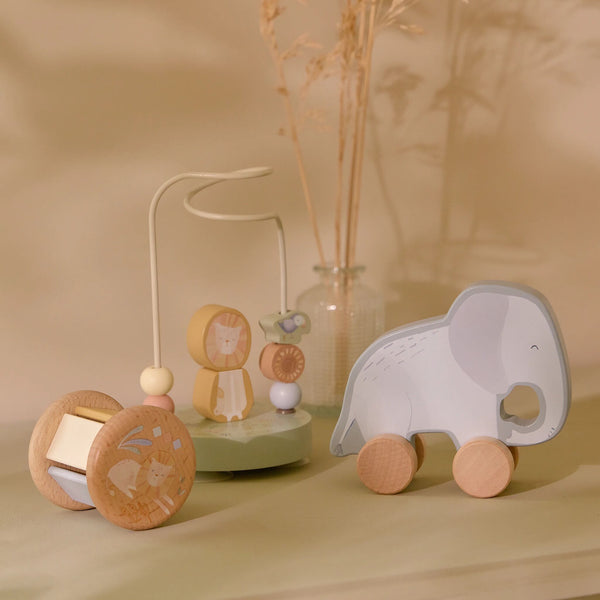 Holz-Geschenkset für Babys - Safari Friends