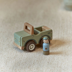Holzauto grün - Safari Friends
